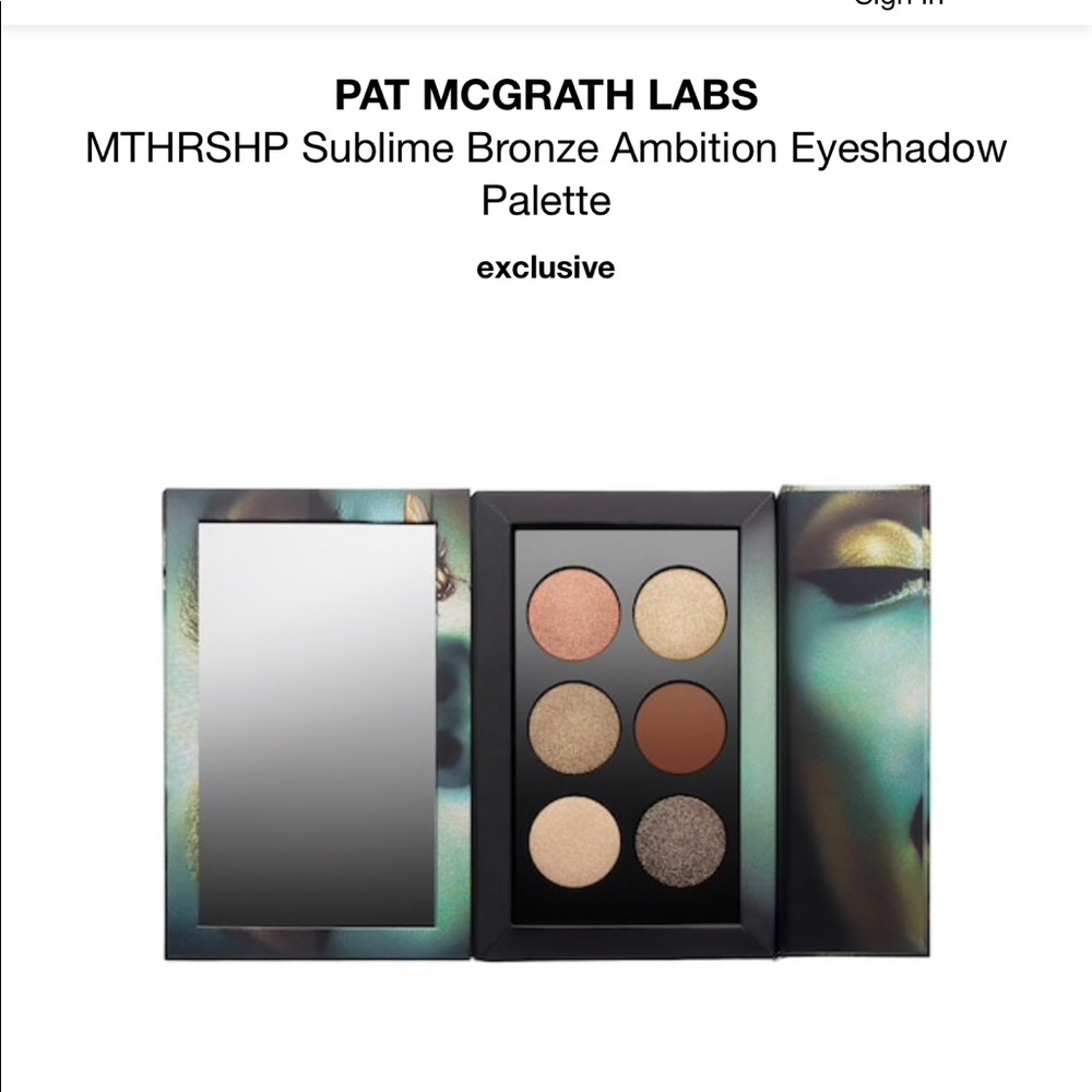 Pat McGrath sublime bronze ambition palette